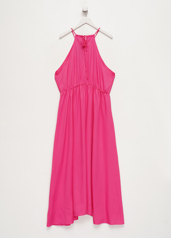 Рожева кежуал сукня в грецькому стилі Boohoo однотонна