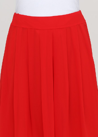 Красная кэжуал однотонная юбка Heine клешированная