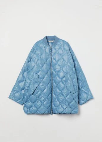 Голубая демисезонная куртка H&M