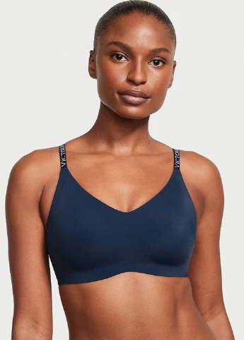 Синий демисезонный комплект (бюстгальтер, трусики) Victoria's Secret