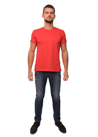 Красная футболка мужская Наталюкс 11-1312