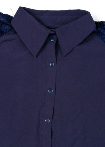 Темно-синя блуза Time of Style