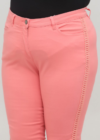 Розовые демисезонные прямые джинсы Long Island