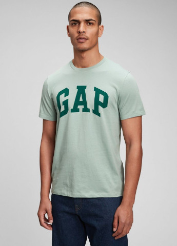 Мятная футболка Gap