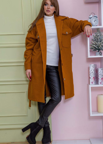 Охряное демисезонное Пальто пальто-рубашка Ager