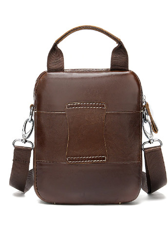 Чоловіча шкіряна сумка на пояс 19х15,5х4,5 см Vintage (252414623)