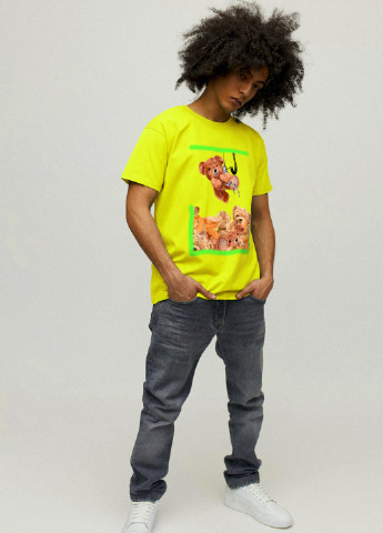 Желтая футболка мужская YAPPI