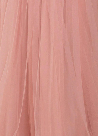 Розовое вечернее платье а-силуэт SHEIN однотонное