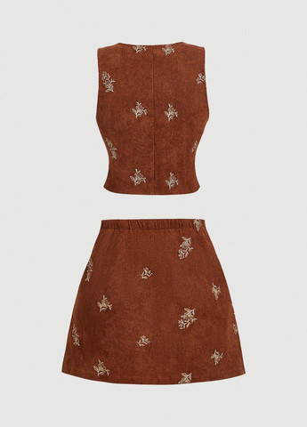 Костюм (жилет, юбка) SHEIN (365683350)