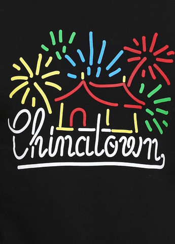 Черный свитшот H&M рисунок без декора (364337295)