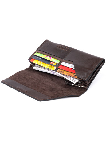 Мужской кожаный кошелек 20х10х2,5 см Grande Pelle (229459265)
