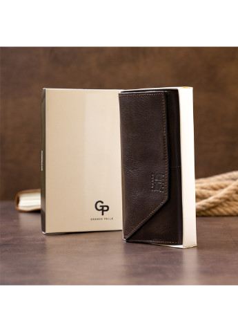 Мужской кожаный кошелек 20х10х2,5 см Grande Pelle (229459265)