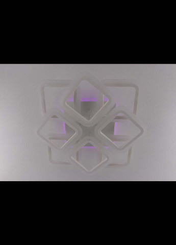 Люстра потолочная LED с пультом A2400/4+4S-RGB-wh Белый 11х50х50 см. Handmade (234540176)