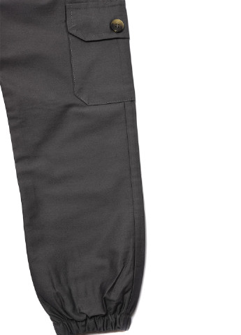 Темно-серые кэжуал демисезонные брюки карго Trendyol