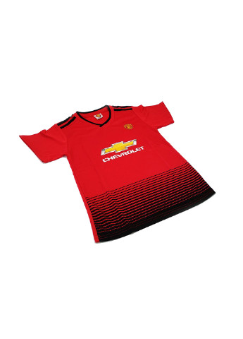 Червоний літній футбольна форма (футболка, шорти) з шортами No Brand