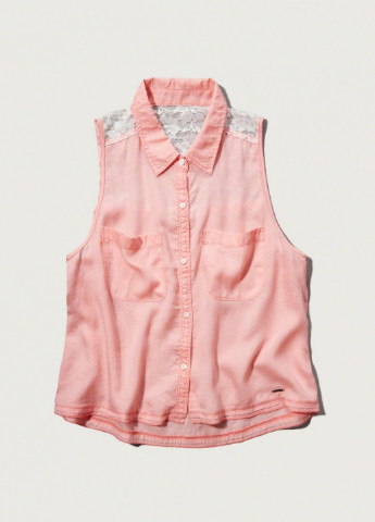 Рожева літня блуза Abercrombie & Fitch