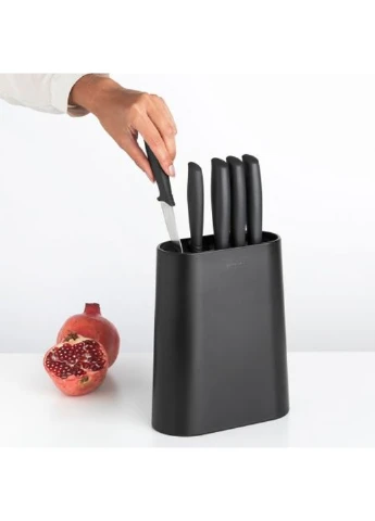 Набір ножів TASTY+ 5 предметів чорні Brabantia чорний, нержавіюча сталь