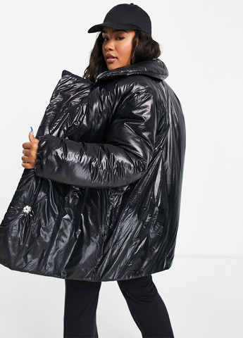 Чорна зимня куртка Asos