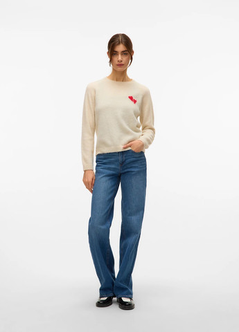 Молочный демисезонный джемпер джемпер Vero Moda