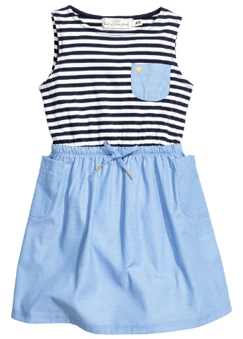 Блакитна сукня H&M (59511216)
