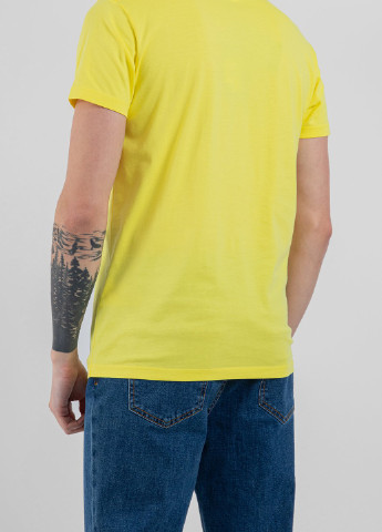 Желтая желтая футболка caten twins Dsquared2