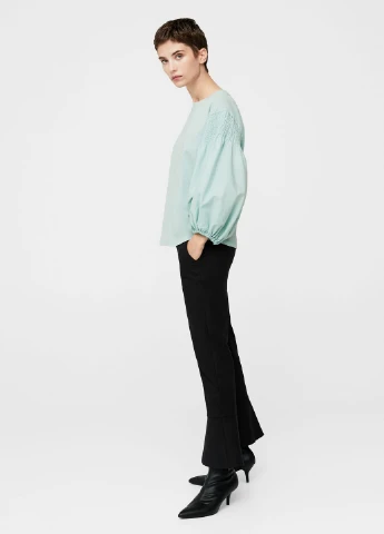 Зелёная блуза Mango