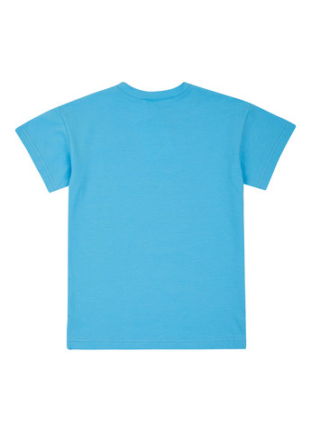 Блакитна літня футболка Garnamama