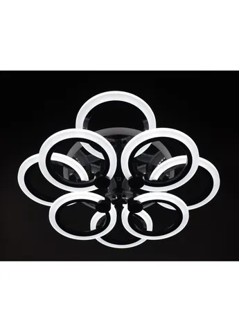 Люстра потолочная LED с пультом A2374/4+4S-RGB-bk Черный 11х45х54 см. Sunnysky (253629342)