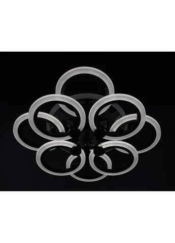 Люстра потолочная LED с пультом A2374/4+4S-RGB-bk Черный 11х45х54 см. Sunnysky (253629342)
