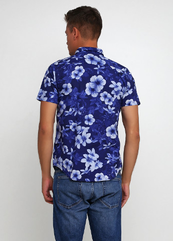 Синяя кэжуал рубашка с цветами Homebound