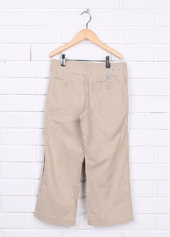 Бежевые кэжуал летние брюки со средней талией Gant