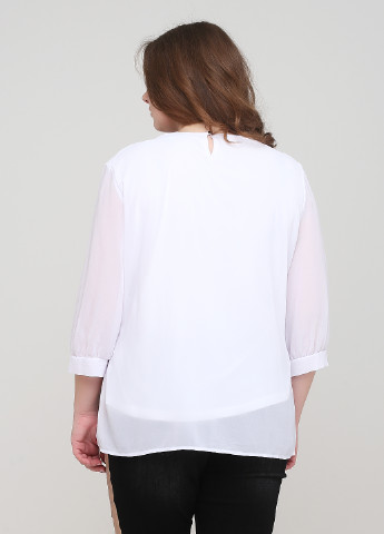 Белая демисезонная блуза Mocca