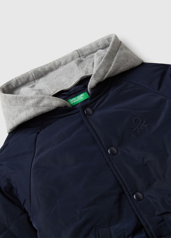 Темно-синя демісезонна куртка United Colors of Benetton