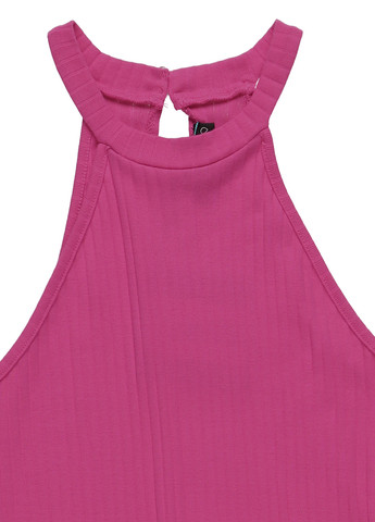 Фуксиновое (цвета Фуксия) кэжуал платье силуэтная Even & Odd однотонное