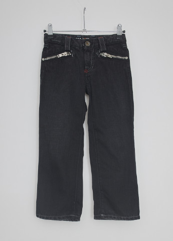 Черные демисезонные со средней талией джинсы Energie