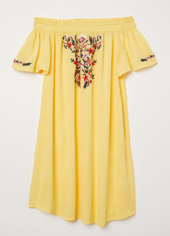 Жовтий кежуал сукня H&M