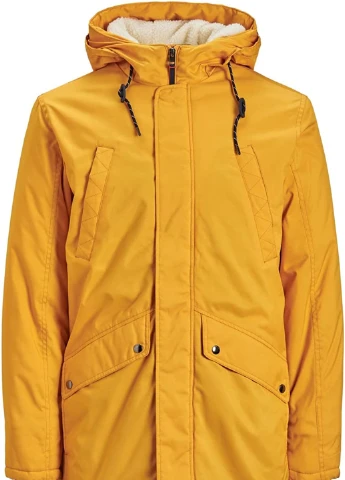 Жовта зимня куртка Jack & Jones