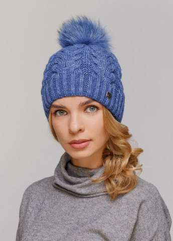 Зимова жіноча тепла шапка на флісовій підкладці 550590 Merlini (249643277)
