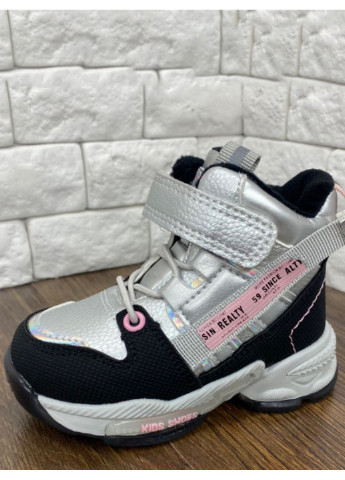 Серебряные кэжуал осенние спортивные демисезонные ботинки l30219-19 Jong Golf