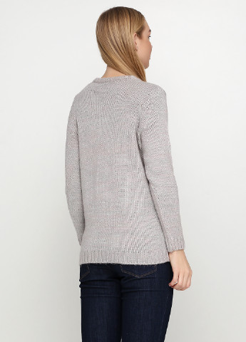 Светло-серый демисезонный пуловер пуловер Long Island