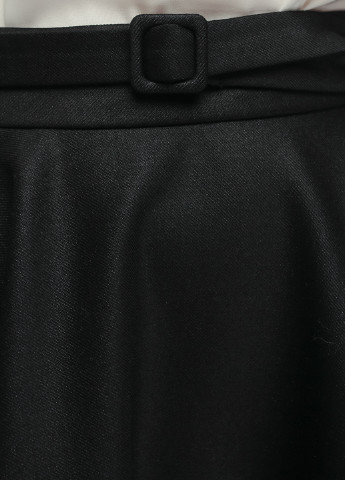 Черная кэжуал однотонная юбка BGL