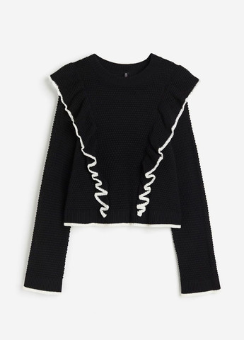 Чорно-білий демісезонний светр H&M