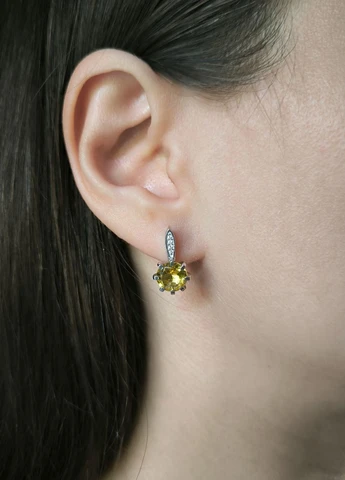 Серьги Silver Flame (353782445)