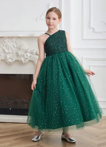 Зелёное платье SHEIN (367803030)