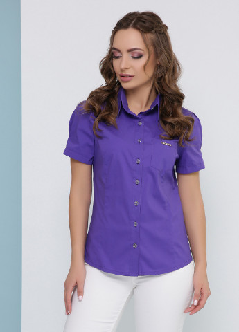 Фиолетовая летняя блузка MSM