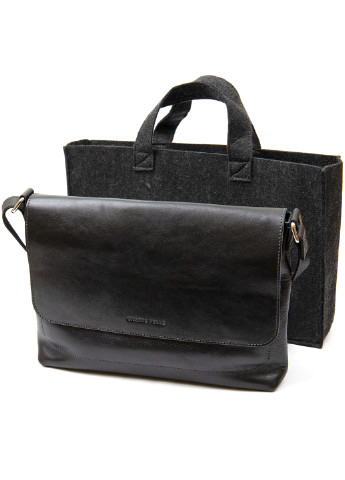 Мужская кожаная сумка 30х23х6 см Grande Pelle (250096744)