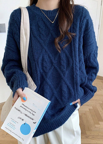 Синій демісезонний светр SHEIN