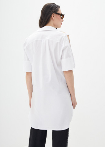 Белая демисезонная блуза Solh
