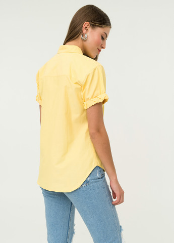 Желтая кэжуал рубашка befree