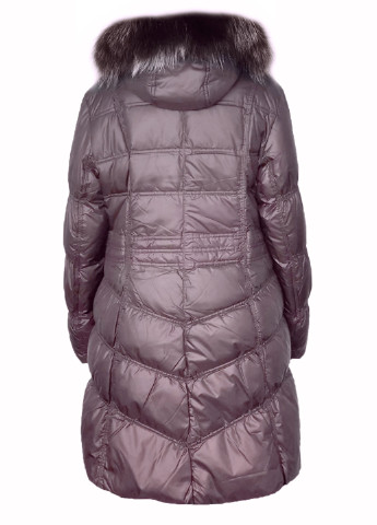 Темно-фиолетовый зимний Пуховик City Classic